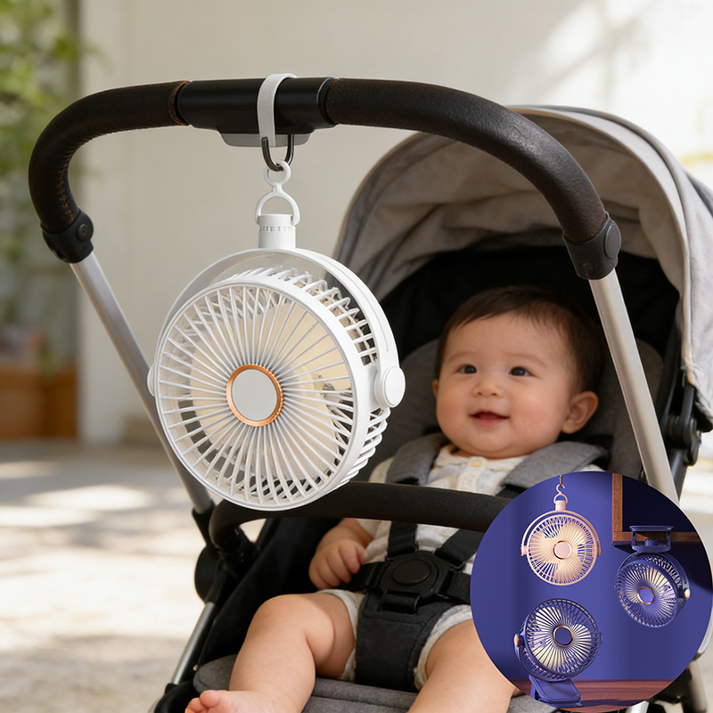 Usb Fan Silent - Baby Fan for Cart Stroller Mini