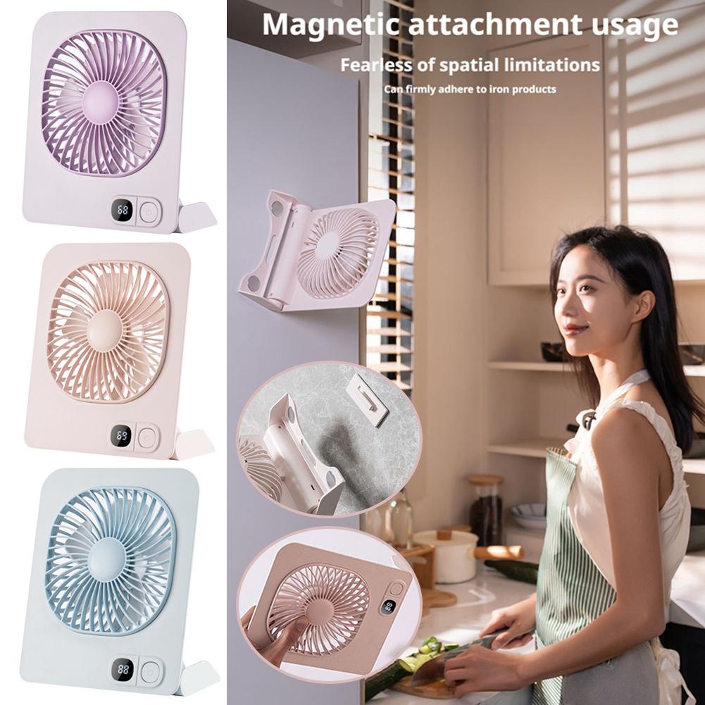 USB Rechargeable Magnetic Mini - Usb Fan Silent 评论和价格