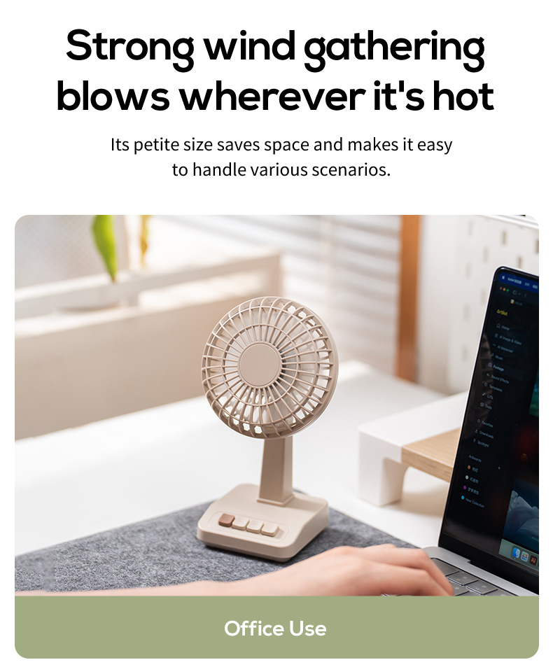 2026 New Retro Desktop Fan Por - Usb Fan Silent 评论和价格