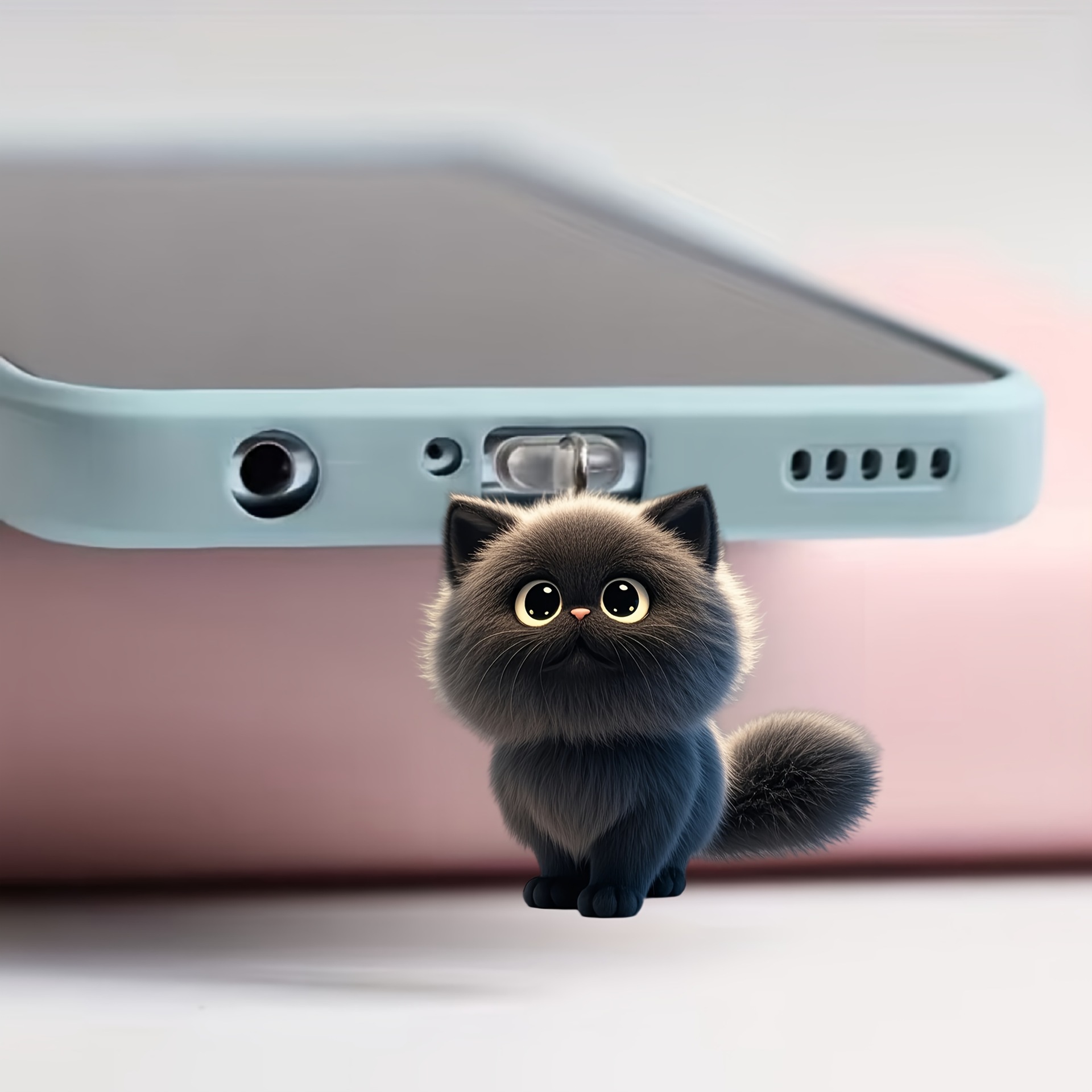 2D Flat Acrylic Cute Dust Plug - Tech Accessories For Iphone 评论和价格
