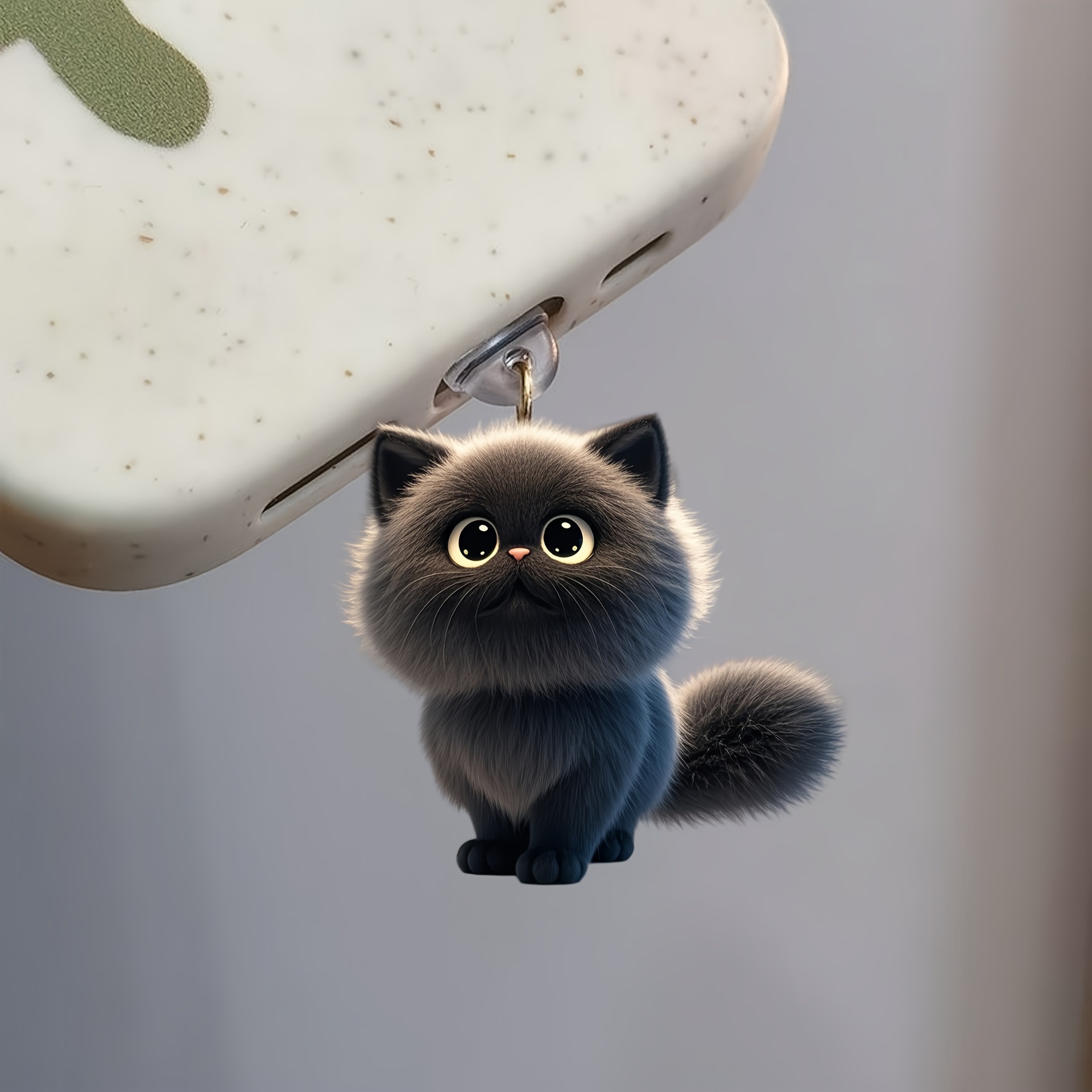 2D Flat Acrylic Cute Dust Plug - Tech Accessories For Iphone 评论和价格