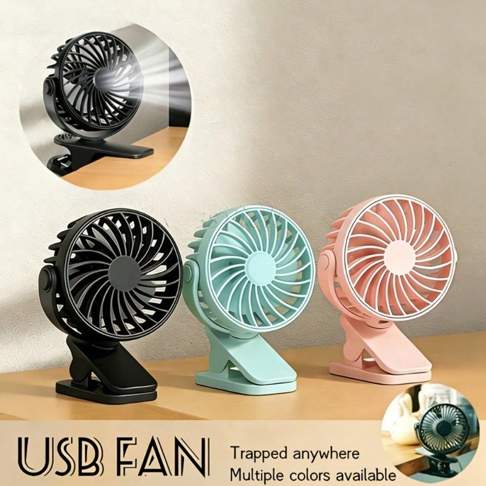 1pc 360° Adjustable USB Clip o - Usb Fan Silent 评论和价格