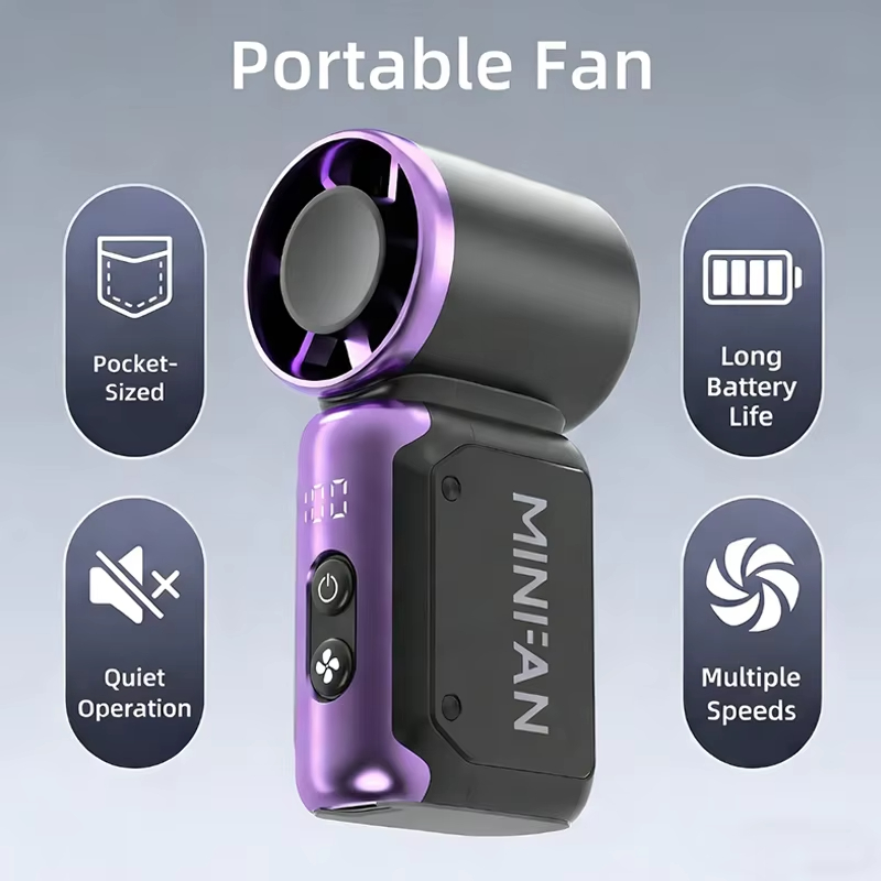 Mini Handheld Fan Portable Sil - Usb Fan Silent 评论和价格